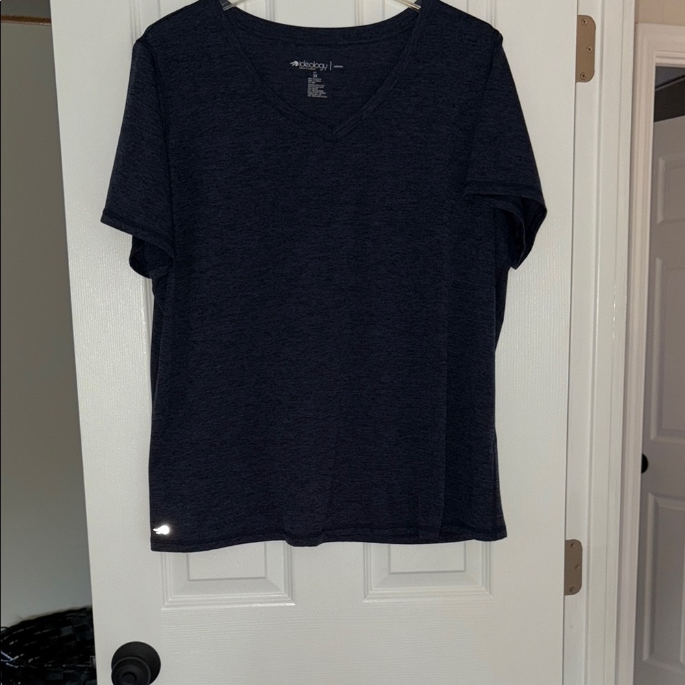 Ideology Women's Navy V-Neck Top